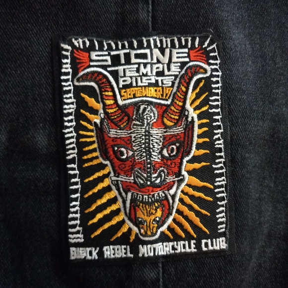 SOLD! ⭐️Vintage tripp nyc custom hellfire/stone temple pilots buckle jacket! - Picture 5 of 13